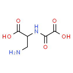 ChemSpider 2D Image | 3-Amino-N-(carboxycarbonyl)alanine | C5H8N2O5