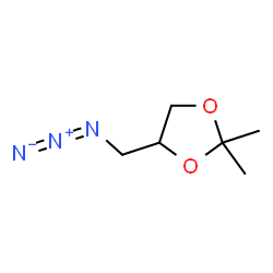 ChemSpider 2D Image | 4-(Azidomethyl)-2,2-dimethyl-1,3-dioxolane | C6H11N3O2
