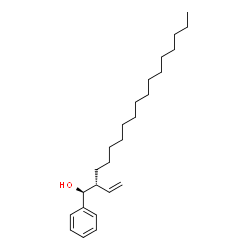 ChemSpider 2D Image | (1S,2S)-1-Phenyl-2-vinyl-1-heptadecanol | C25H42O