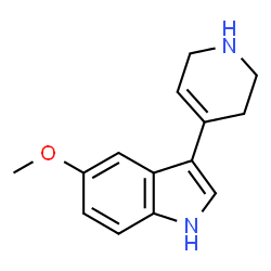 ChemSpider 2D Image | RU-24,969 | C14H16N2O