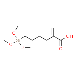 ChemSpider 2D Image | 2-Methylene-6-(trimethoxysilyl)hexanoic acid | C10H20O5Si