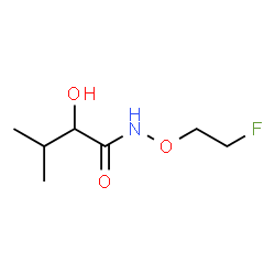 ChemSpider 2D Image | N-(2-Fluoroethoxy)-2-hydroxy-3-methylbutanamide | C7H14FNO3
