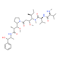 ChemSpider 2D Image | Monomethyl auristatin E | C39H67N5O7
