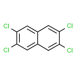 ChemSpider 2D Image | 2,3,6,7-Tetrachloronaphthalene | C10H4Cl4