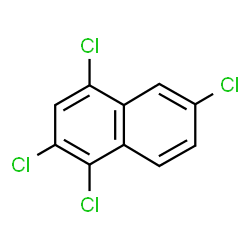 ChemSpider 2D Image | 1,2,4,6-Tetrachloronaphthalene | C10H4Cl4