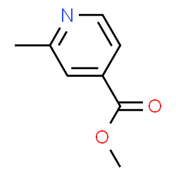 ChemSpider 2D Image | Methyl 2-methylisonicotinate | C8H9NO2