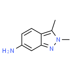 ChemSpider 2D Image | 2,3-Dimethyl-2H-indazol-6-amine | C9H11N3