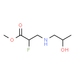 ChemSpider 2D Image | Methyl 2-fluoro-3-[(2-hydroxypropyl)amino]propanoate | C7H14FNO3