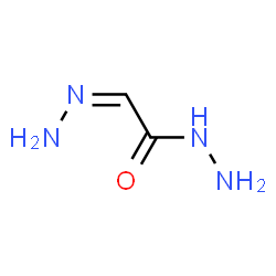 ChemSpider 2D Image | (2Z)-2-Hydrazonoacetohydrazide | C2H6N4O