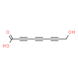 ChemSpider 2D Image | 8-Hydroxy-2,4,6-octatriynoic acid | C8H4O3
