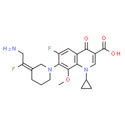 ChemSpider 2D Image | Acorafloxacin | C21H23F2N3O4