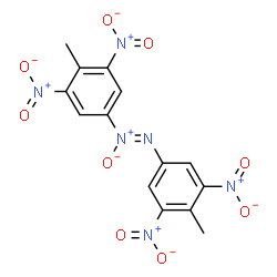 ChemSpider 2D Image | 1,2-bis(4-methyl-3,5-dinitrophenyl)diazene 1-oxide | C14H10N6O9
