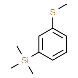 ChemSpider 2D Image | Trimethyl[3-(methylsulfanyl)phenyl]silane | C10H16SSi
