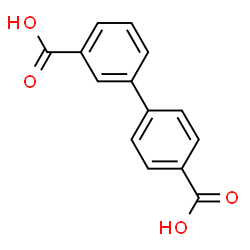 ChemSpider 2D Image | 3,4'-Biphenyldicarboxylic acid | C14H10O4