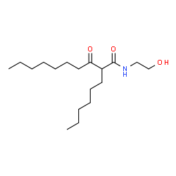 ChemSpider 2D Image | HEXYLOXODECANAMIDE MONOETHANOLAMIDE | C18H35NO3