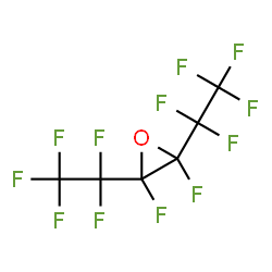 ChemSpider 2D Image | 2,3-Difluoro-2,3-bis(pentafluoroethyl)oxirane | C6F12O