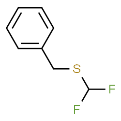 ChemSpider 2D Image | {[(Difluoromethyl)sulfanyl]methyl}benzene | C8H8F2S