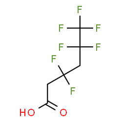 ChemSpider 2D Image | 3,3,5,5,6,6,6-Heptafluorohexanoic acid | C6H5F7O2