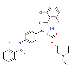 ChemSpider 2D Image | Valategrast | C30H32Cl3N3O4