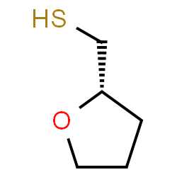 ChemSpider 2D Image | (2S)-Tetrahydro-2-furanylmethanethiol | C5H10OS