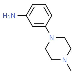 ChemSpider 2D Image | 3-(4-Methylpiperazin-1-yl)anilin | C11H17N3