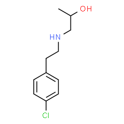 ChemSpider 2D Image | 1-(4-Chlorophenethylamino)propan-2-ol | C11H16ClNO