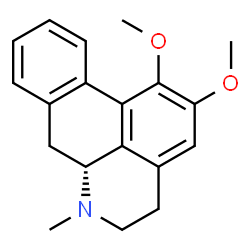 ChemSpider 2D Image | (R)-(-)-Nuciferine | C19H21NO2