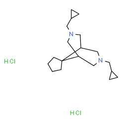 ChemSpider 2D Image | tedisamil dihydrochloride | C19H34Cl2N2