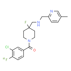 ChemSpider 2D Image | Befiradol F-18 | C20H22ClF18FN3O