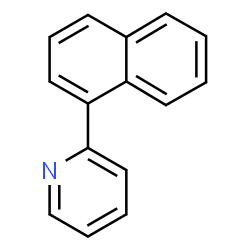 ChemSpider 2D Image | 2-(1-Naphthyl)pyridine | C15H11N
