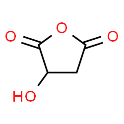 ChemSpider 2D Image | 3-Hydroxydihydro-2,5-furandione | C4H4O4