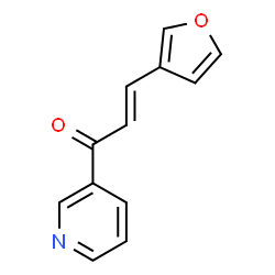 ChemSpider 2D Image | (2E)-3-(3-Furyl)-1-(3-pyridinyl)-2-propen-1-one | C12H9NO2