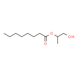 ChemSpider 2D Image | PROPYLENE GLYCOL 2-CAPRYLATE | C11H22O3