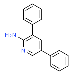 ChemSpider 2D Image | 3,5-Diphenyl-2-pyridinamine | C17H14N2