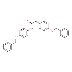 ChemSpider 2D Image | (2R,3S)-7-(Benzyloxy)-2-[4-(benzyloxy)phenyl]-3-chromanol | C29H26O4
