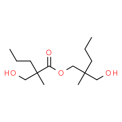 ChemSpider 2D Image | 2-(Hydroxymethyl)-2-methylpentyl 2-(hydroxymethyl)-2-methylpentanoate | C14H28O4
