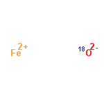 InChI=1/Fe.O/q+2;-2/i;1+2