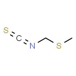 ChemSpider 2D Image | Isothiocyanato(methylsulfanyl)methane | C3H5NS2