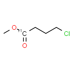 ChemSpider 2D Image | Methyl 4-chloro(1-~11~C)butanoate | C411CH9ClO2