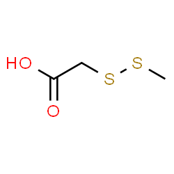ChemSpider 2D Image | (Methyldisulfanyl)acetic acid | C3H6O2S2