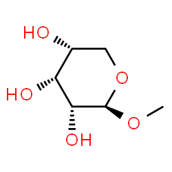ChemSpider 2D Image | METHYL B-D-RIBOPYRANOSIDE | C6H12O5