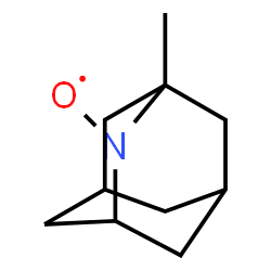 ChemSpider 2D Image | (1-Methyl-2-azatricyclo[3.3.1.1~3,7~]dec-2-yl)oxidanyl | C10H16NO