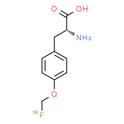 ChemSpider 2D Image | O-[(~18~F)Fluoromethyl]-D-tyrosine | C10H1218FNO3