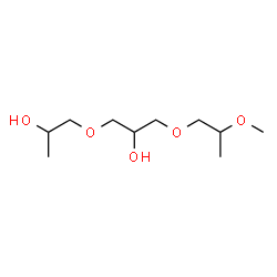 ChemSpider 2D Image | 1-(2-Hydroxypropoxy)-3-(2-methoxypropoxy)-2-propanol | C10H22O5