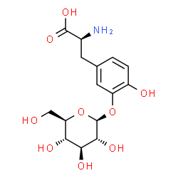 ChemSpider 2D Image | L-DOPA 3'-glucoside | C15H21NO9