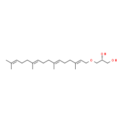 ChemSpider 2D Image | 1-O-geranylgeranylglycerol | C23H40O3