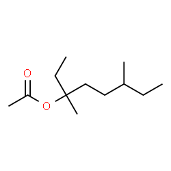 ChemSpider 2D Image | 3,6-Dimethyl-3-octanyl acetate | C12H24O2