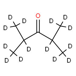 ChemSpider 2D Image | 2,4-Bis[(~2~H_3_)methyl]-3-(~2~H_8_)pentanone | C7D14O
