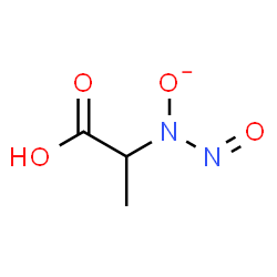 ChemSpider 2D Image | 1-(1-Carboxyethyl)-2-oxohydrazinolate | C3H5N2O4