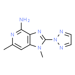 ChemSpider 2D Image | 1,6-Dimethyl-2-(2H-1,2,3-triazol-2-yl)-1H-imidazo[4,5-c]pyridin-4-amine | C10H11N7